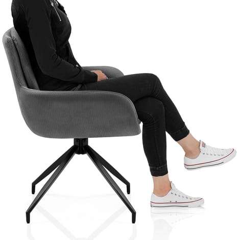 Nixon Arm Chair Dark Grey Frame Image