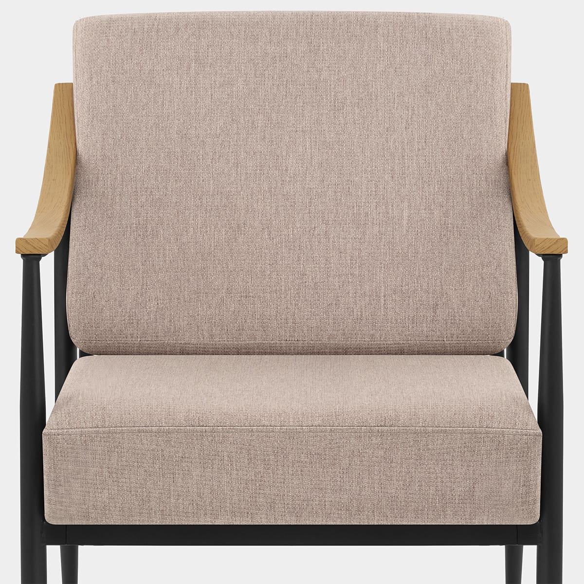 Nook Chair Tweed Fabric Seat Image