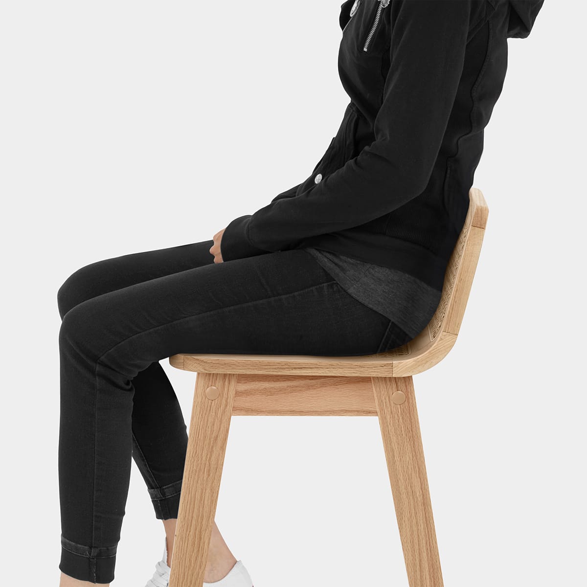 Oakley Wooden Stool Seat Image