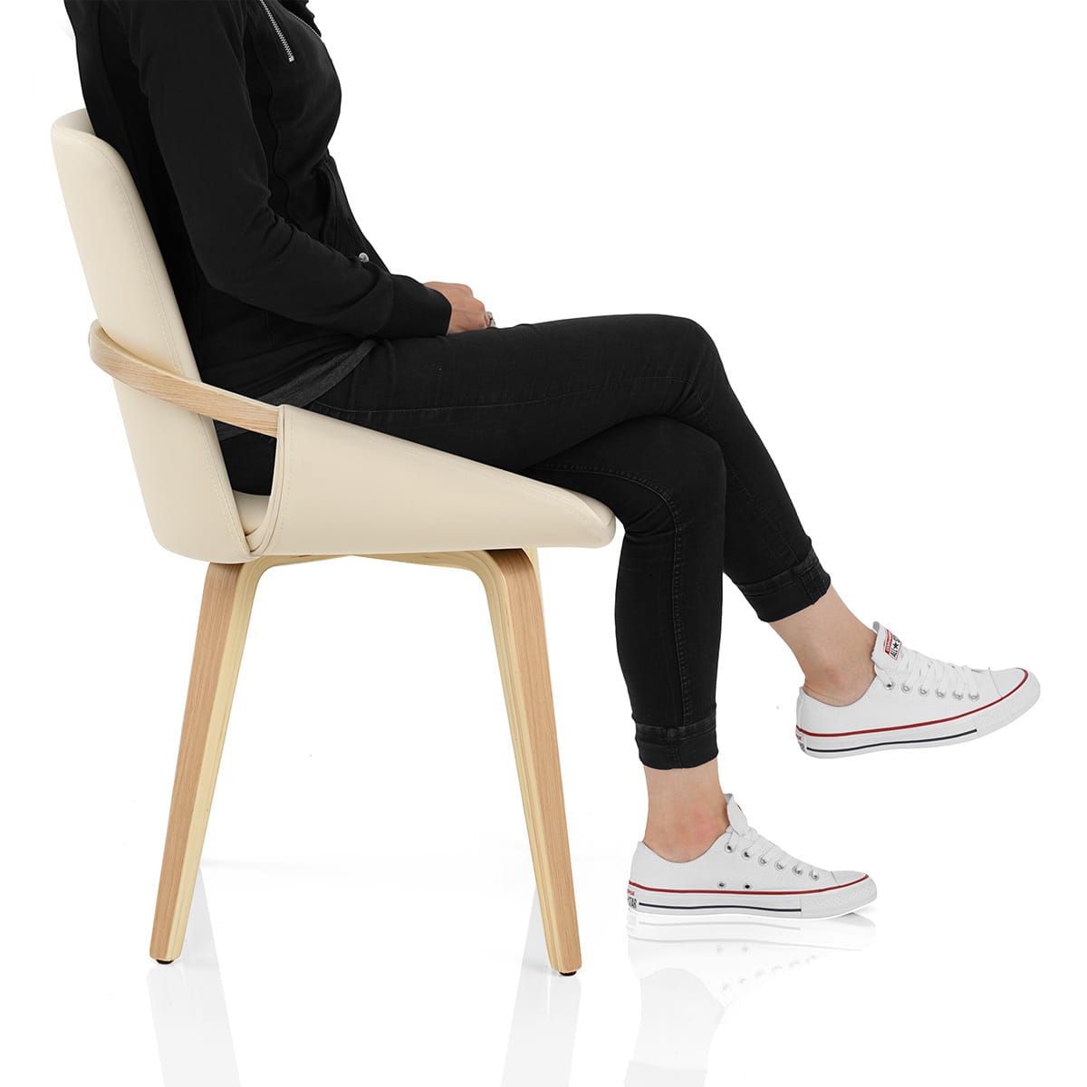 Ohio Dining Chair Cream Frame Image