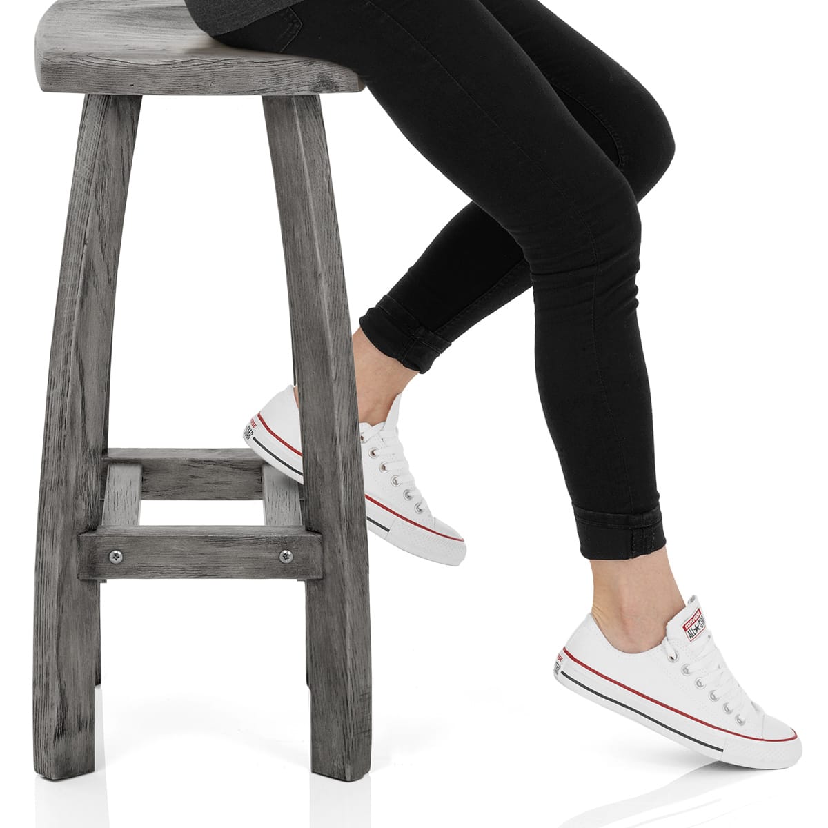 Oslo Bar Stool Grey Frame Image