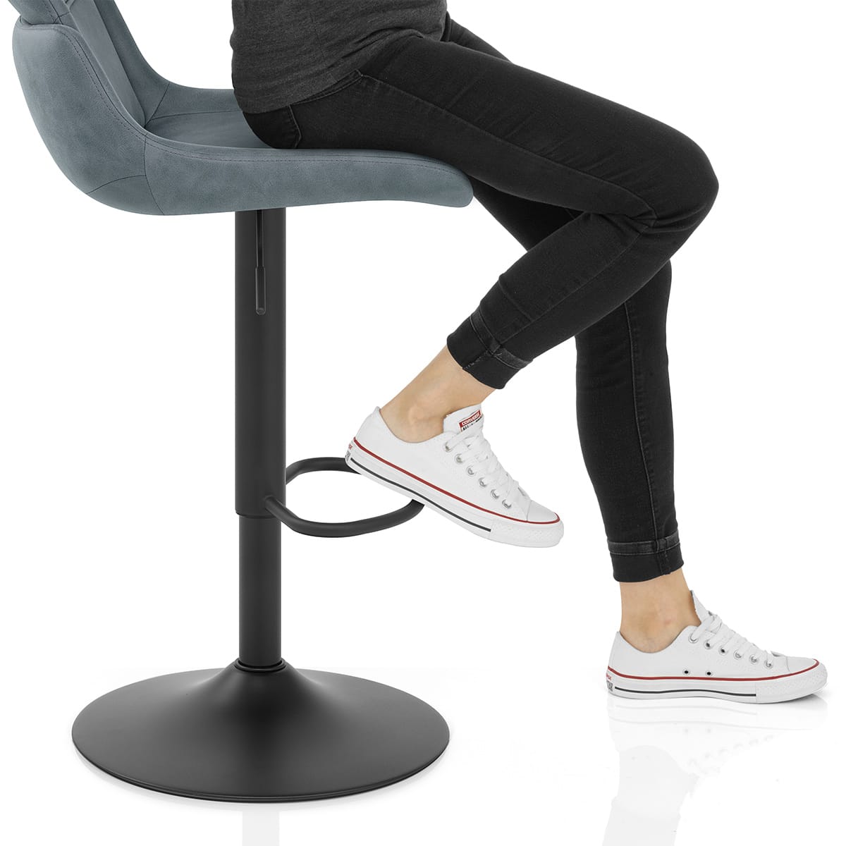 Pablo Bar Stool Blue Frame Image