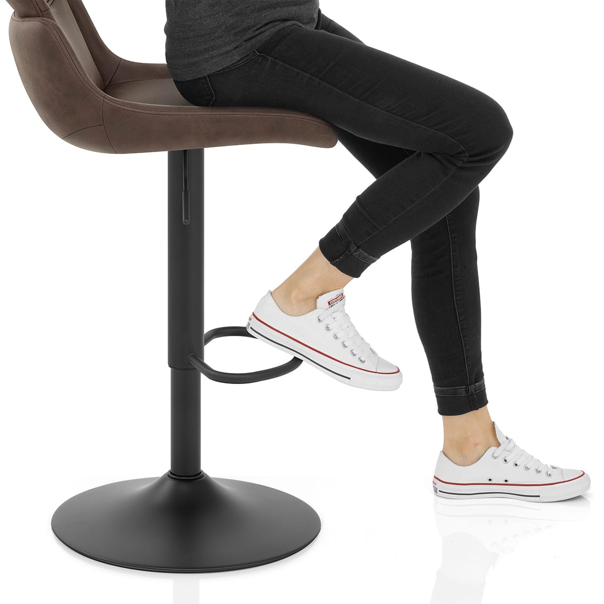 Pablo Bar Stool Brown Frame Image