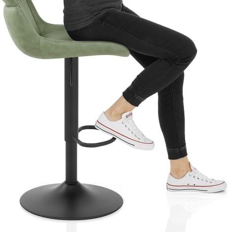 Pablo Bar Stool Green Frame Image