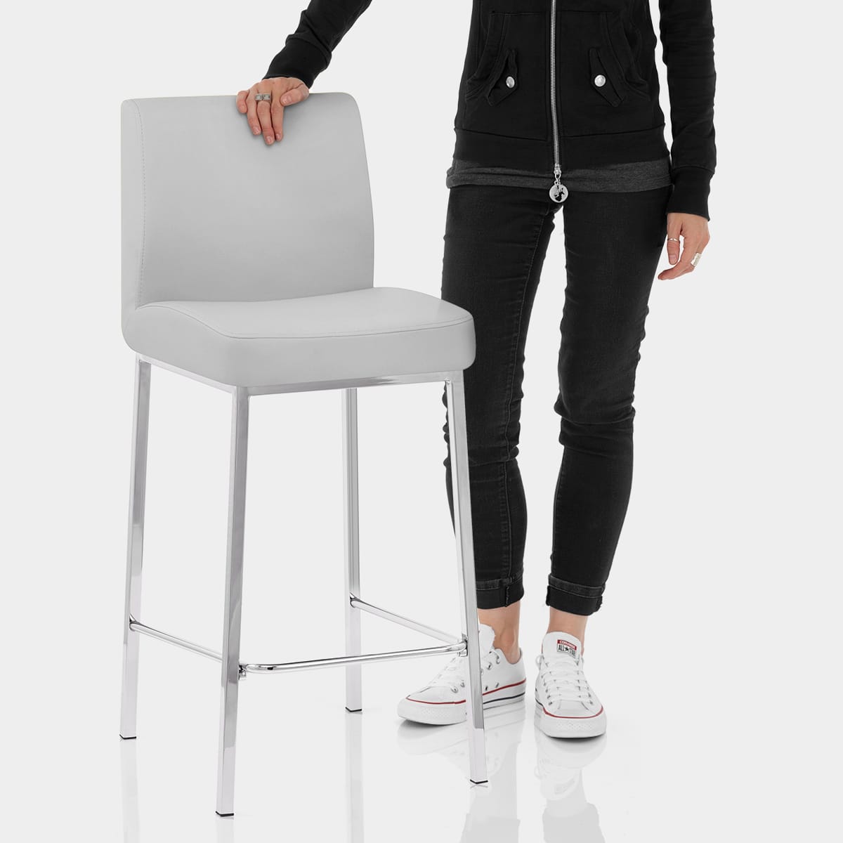 Pacino Stool Grey Features Image