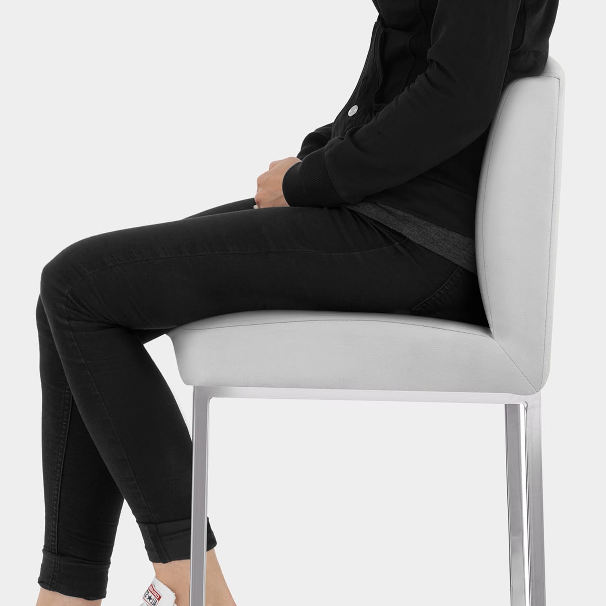 Pacino Stool Grey Seat Image