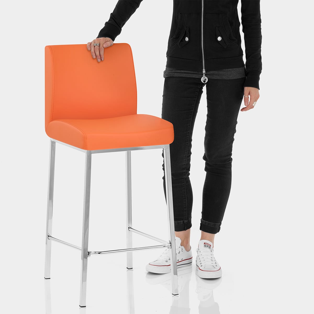 Pacino Stool Orange Features Image