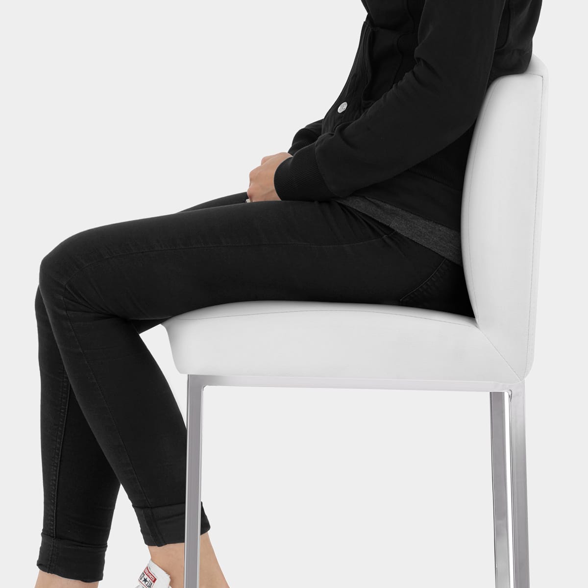 Pacino Stool White Seat Image