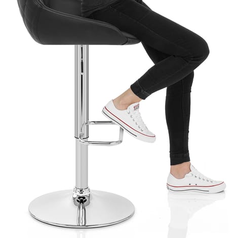 Palace Bar Stool Black Frame Image