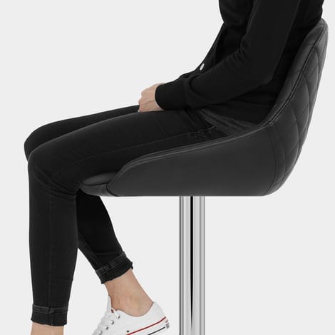 Palace Bar Stool Black Seat Image