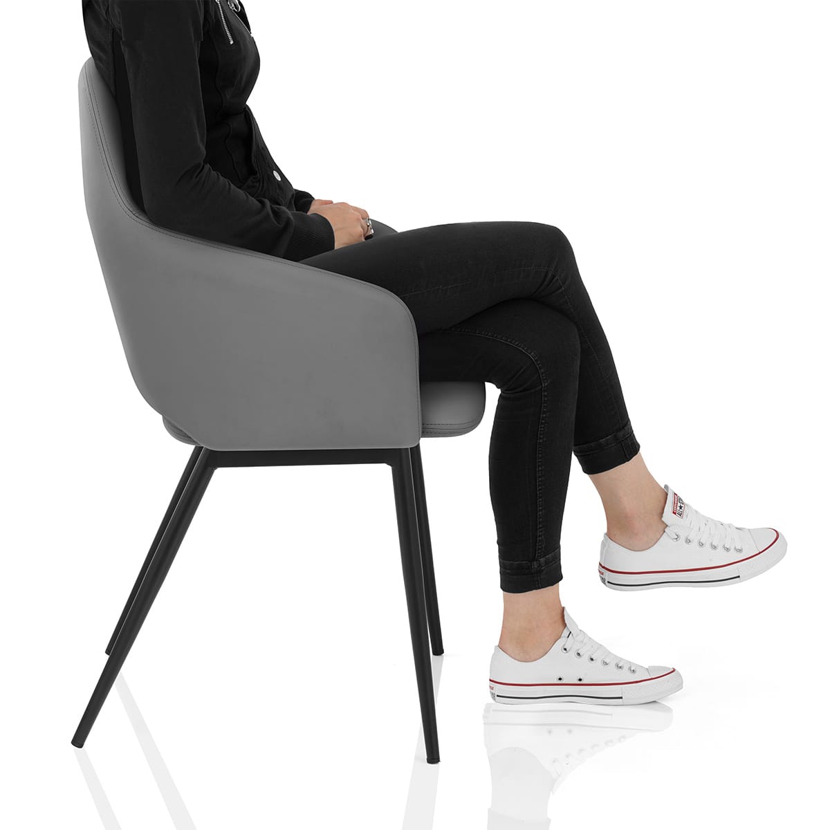 Palma Dining Chair Dark Grey Frame Image