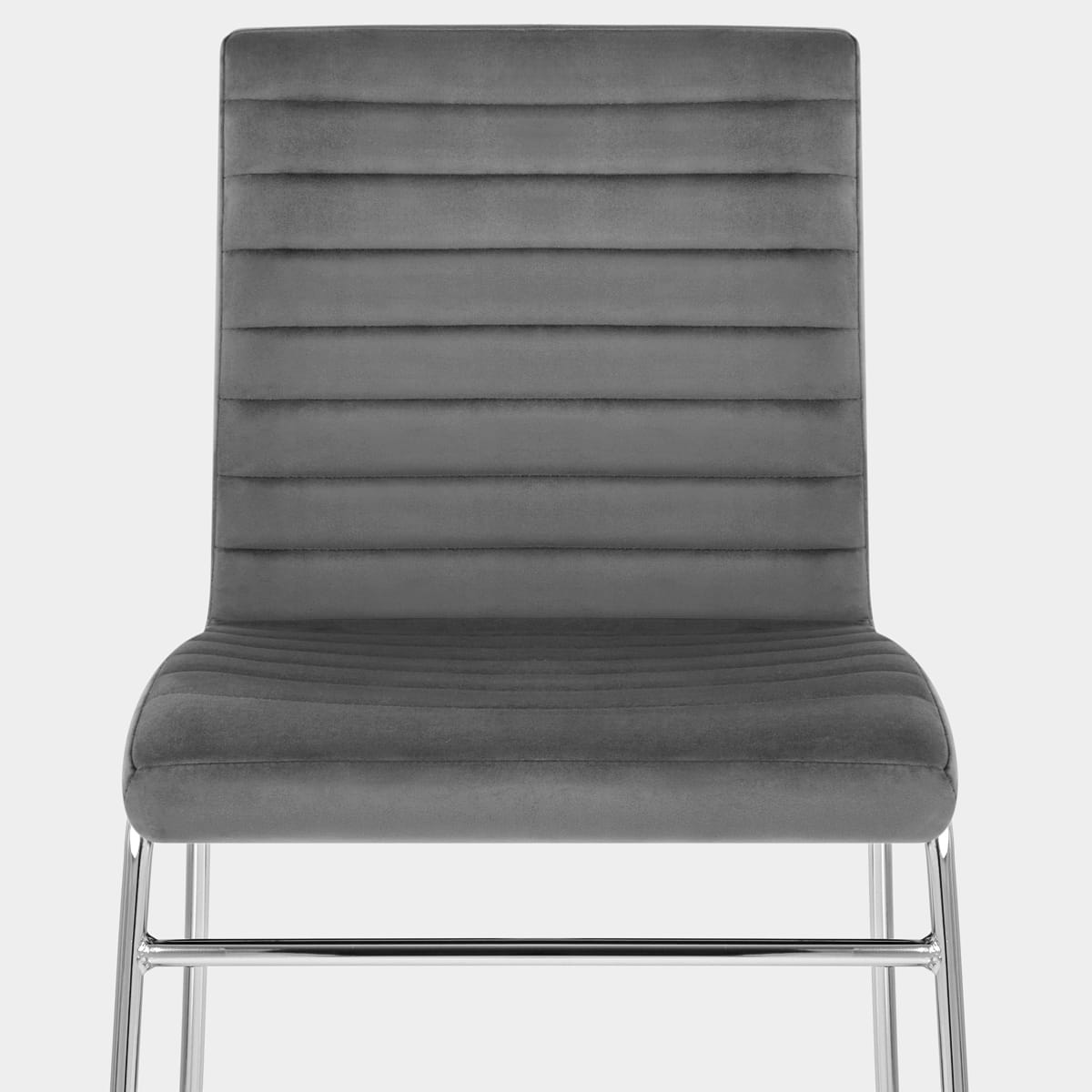 Panache Dining Chair Grey Velvet Seat Image