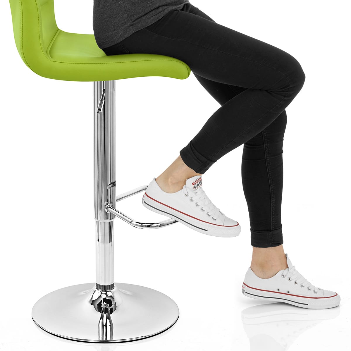 Paradis Bar Stool Green Frame Image