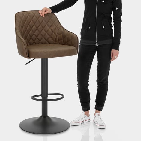 Perth Bar Stool Brown Features Image