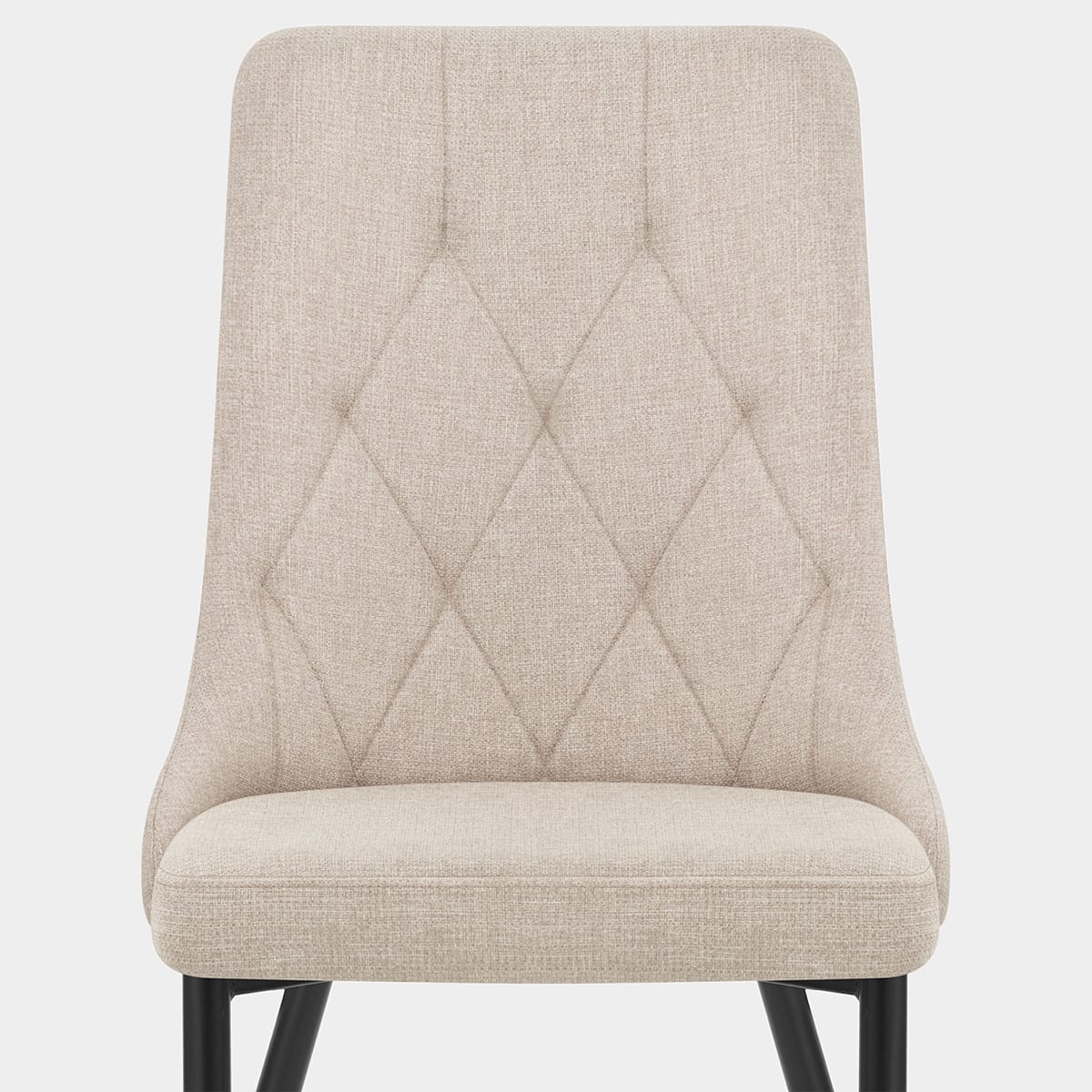 Phoebe Dining Chair Beige Fabric Seat Image