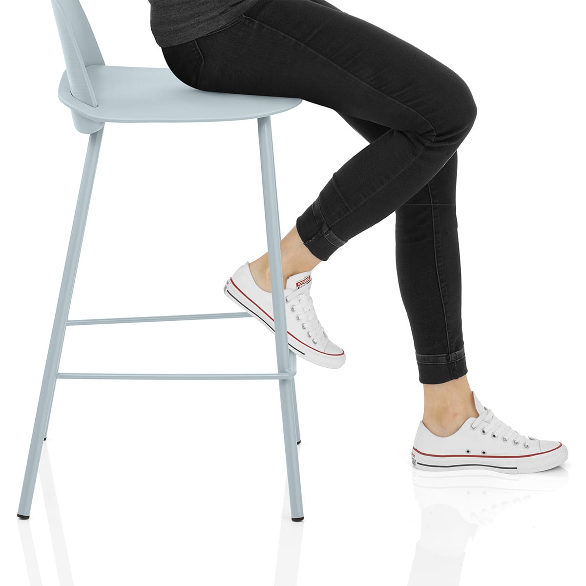 Pixel Bar Stool Blue Frame Image