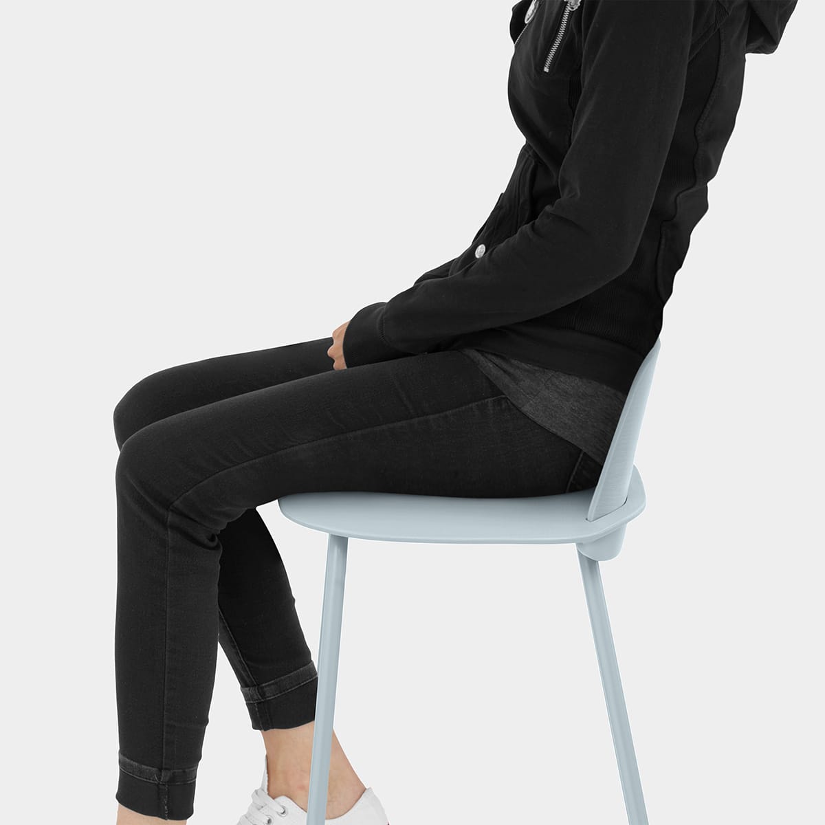 Pixel Bar Stool Blue Seat Image