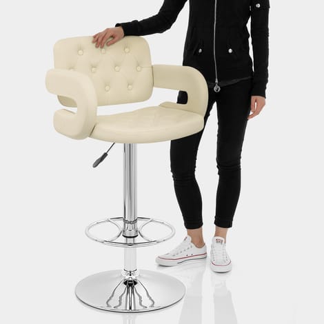 Polaris Bar Stool Cream Features Image