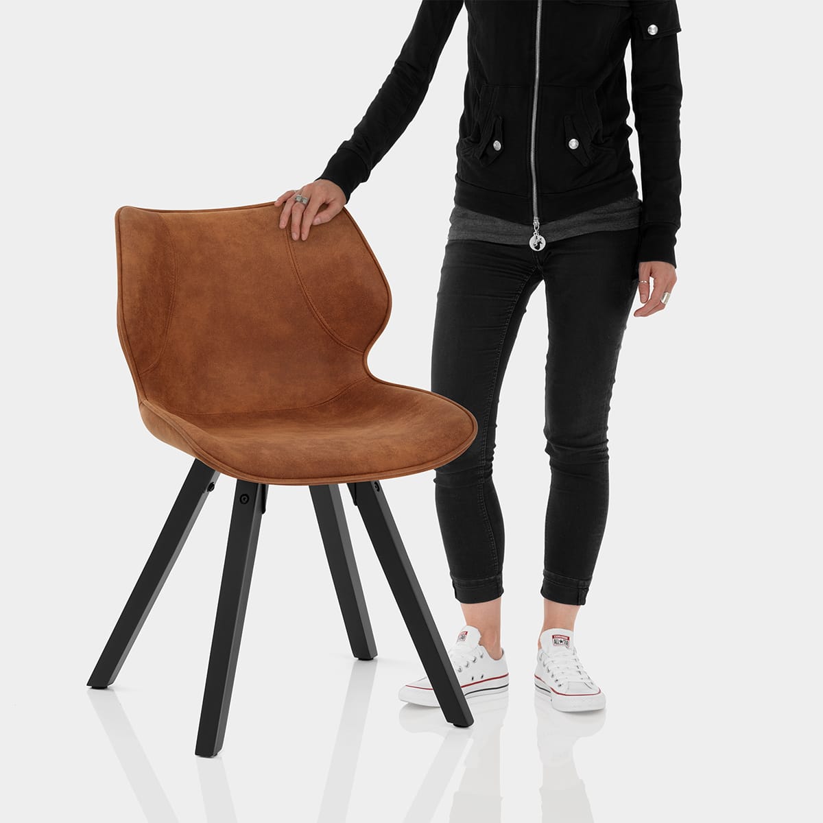 Preston Dining Chair Antique Brown Features Image