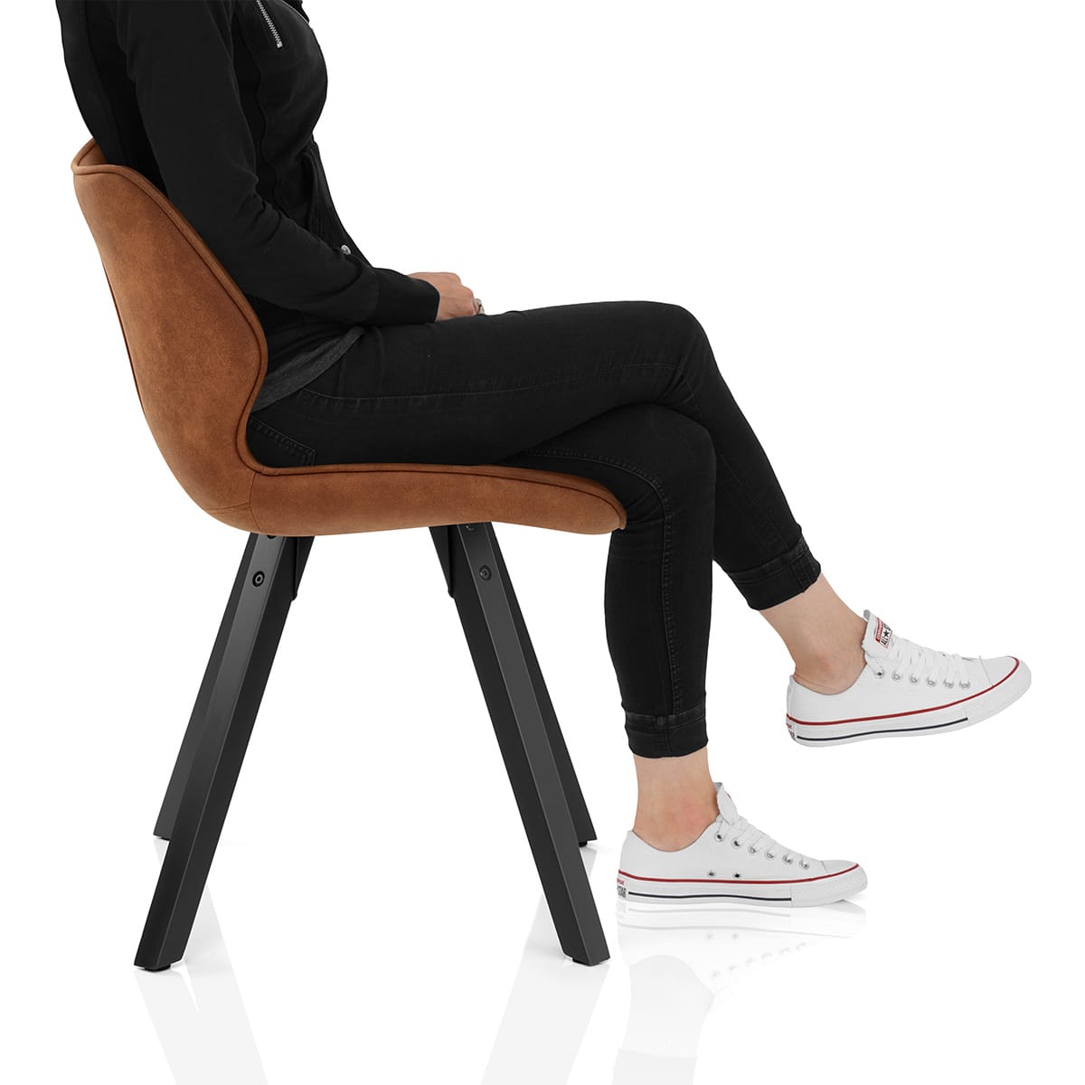 Preston Dining Chair Antique Brown Frame Image