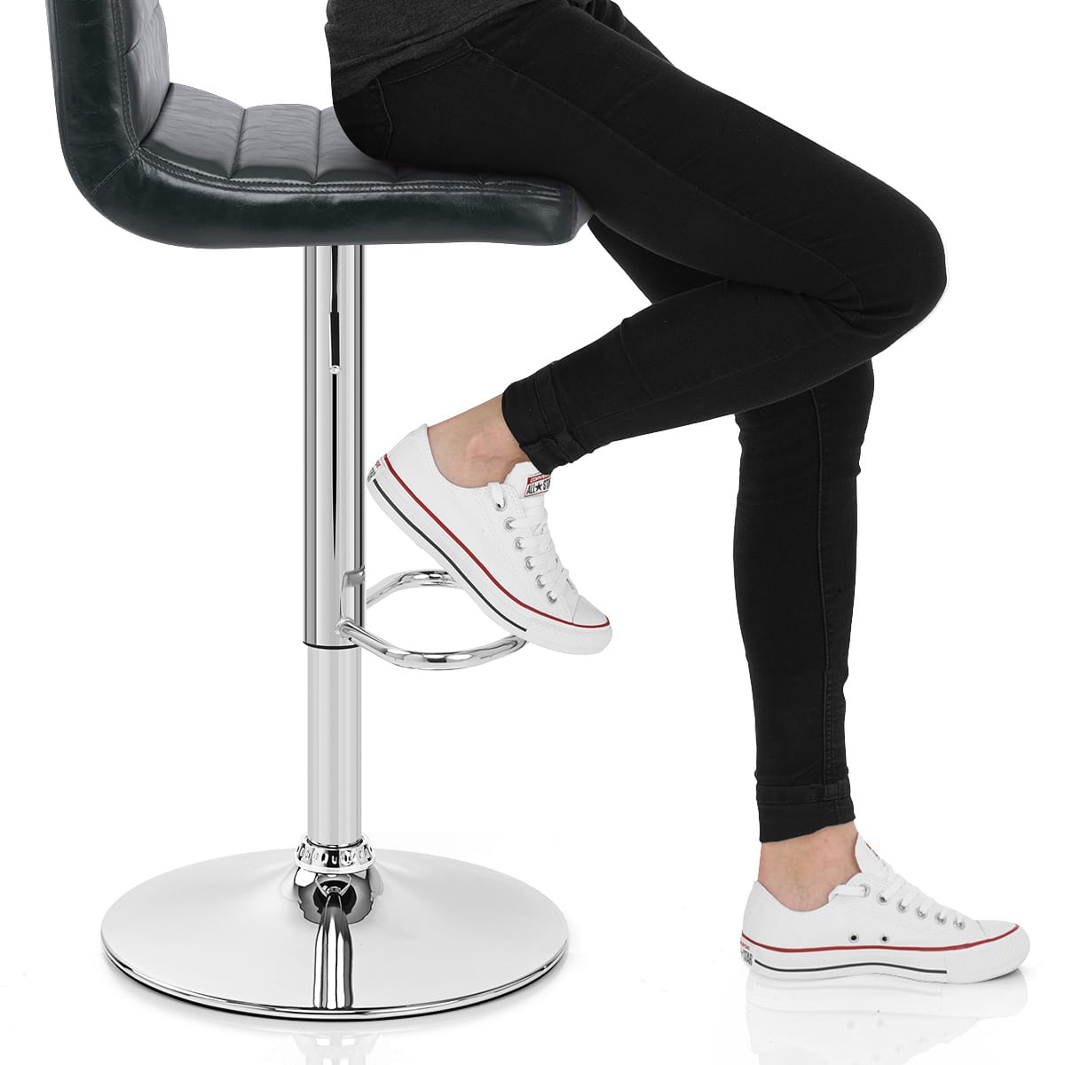 Prime Bar Stool Antique Slate Frame Image