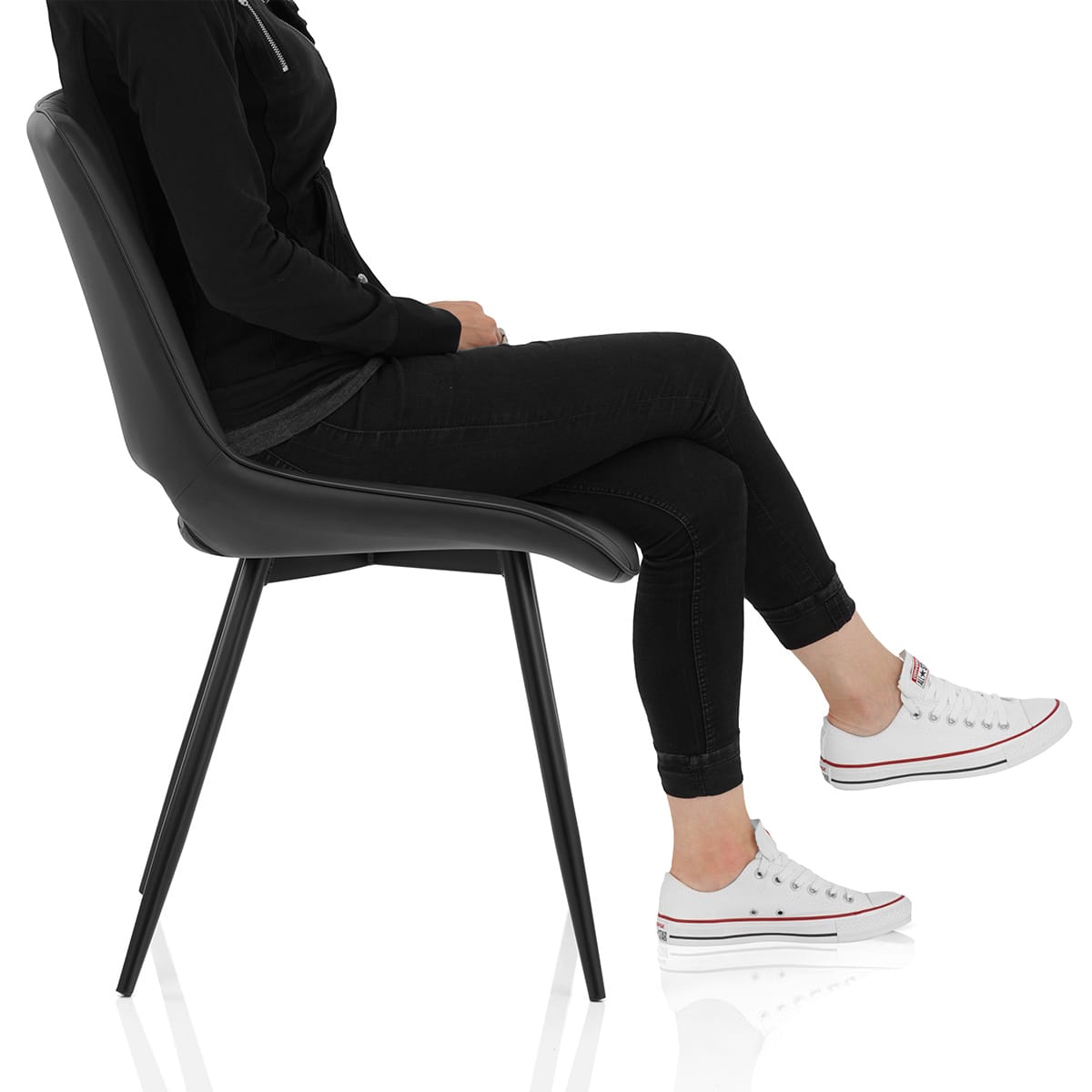 Priya Dining Chair Black Frame Image