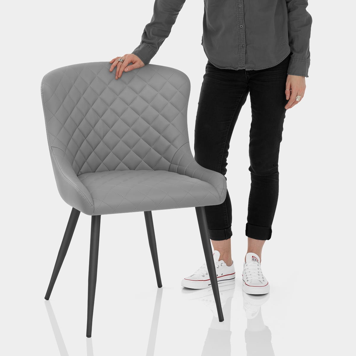 Provence Dining Chair Grey Features Image