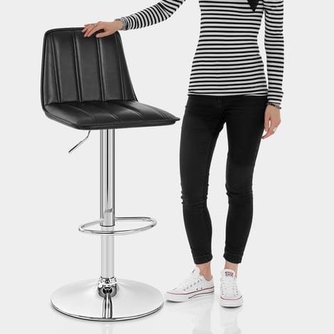 Pulse Bar Stool Antique Black Features Image