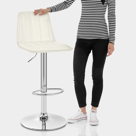 Pulse Bar Stool Antique Cream Features Image