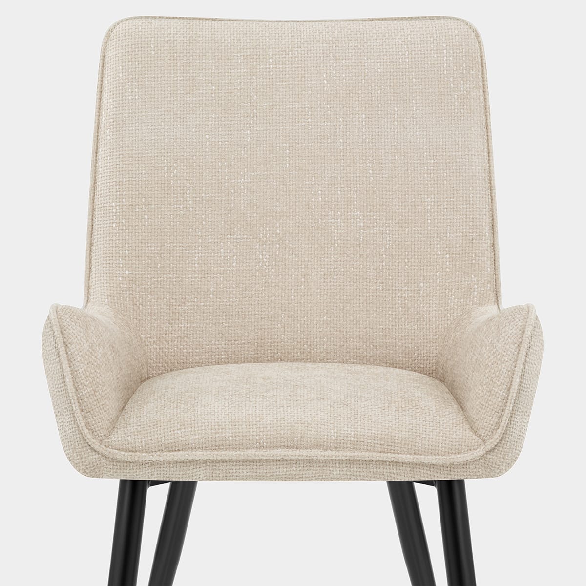 Rene Dining Chair Beige Fabric Seat Image