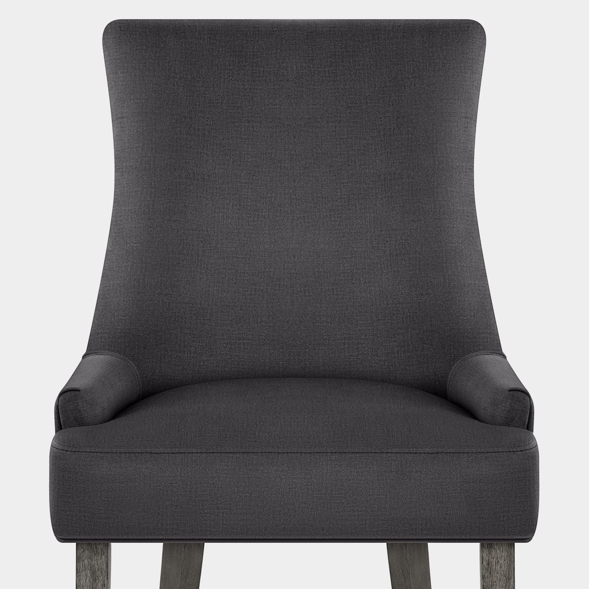 Richmond Grey Oak Chair Charcoal Fabric Seat Image