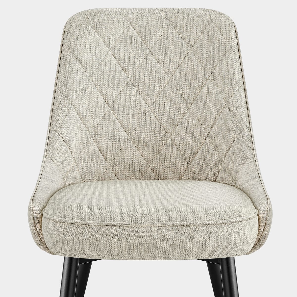Robyn Dining Chair Beige Fabric Seat Image
