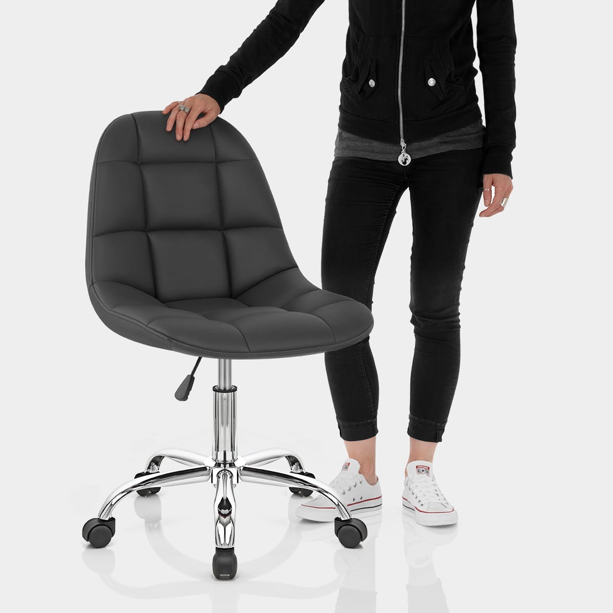 Rochelle Office Chair Black Features Image