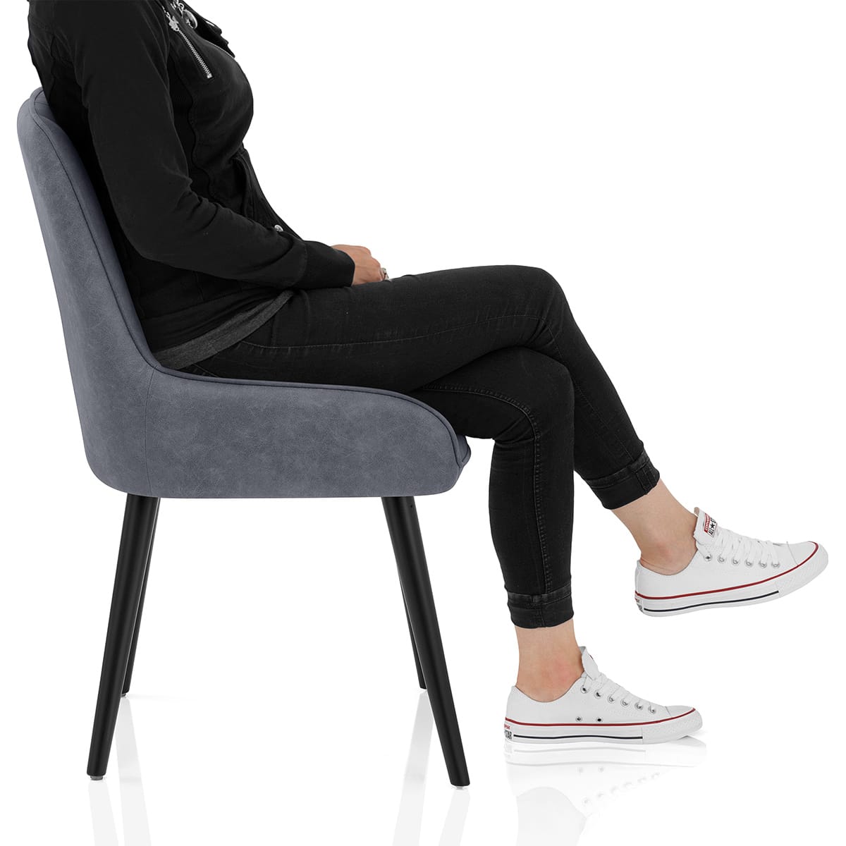 Rosa Dining Chair Blue Frame Image