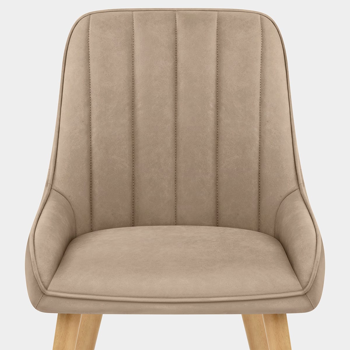 Rosa Oak Dining Chair Brown Seat Image