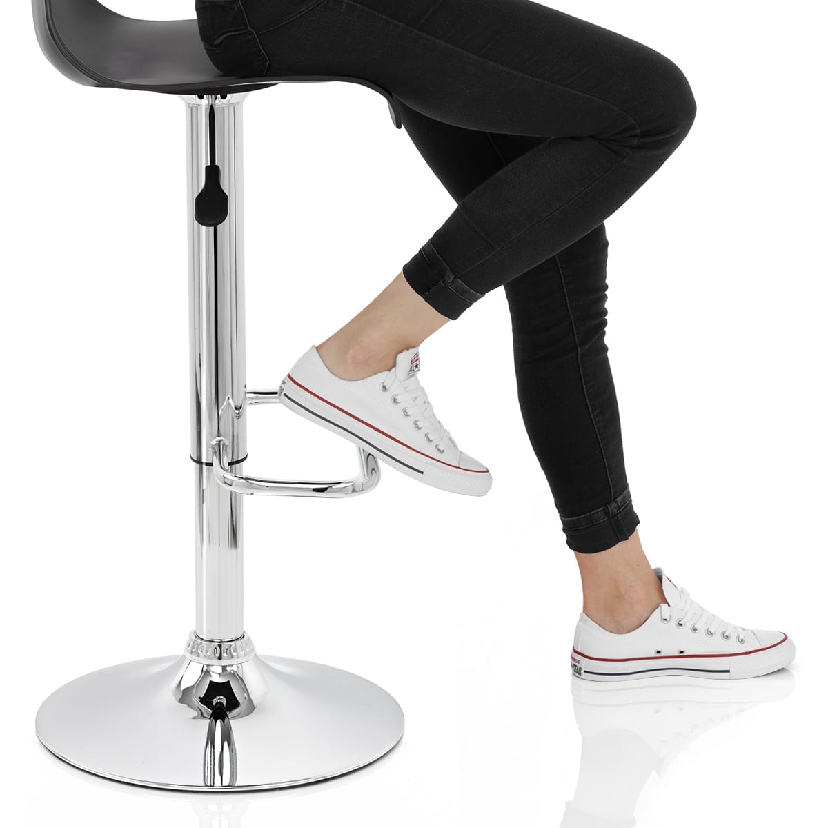 Serena Bar Stool Black Frame Image