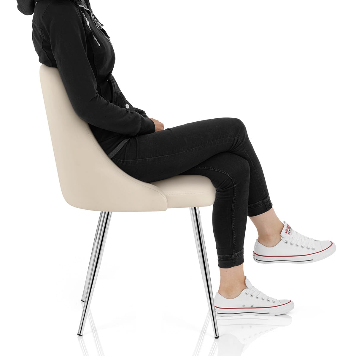 Shanghai Dining Chair Cream Frame Image