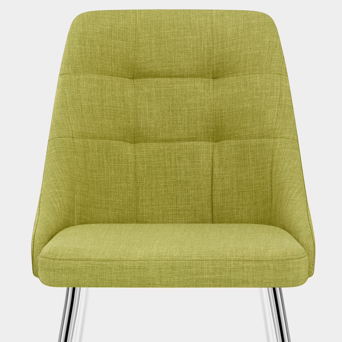 Shanghai Dining Chair Green Fabric Seat Image