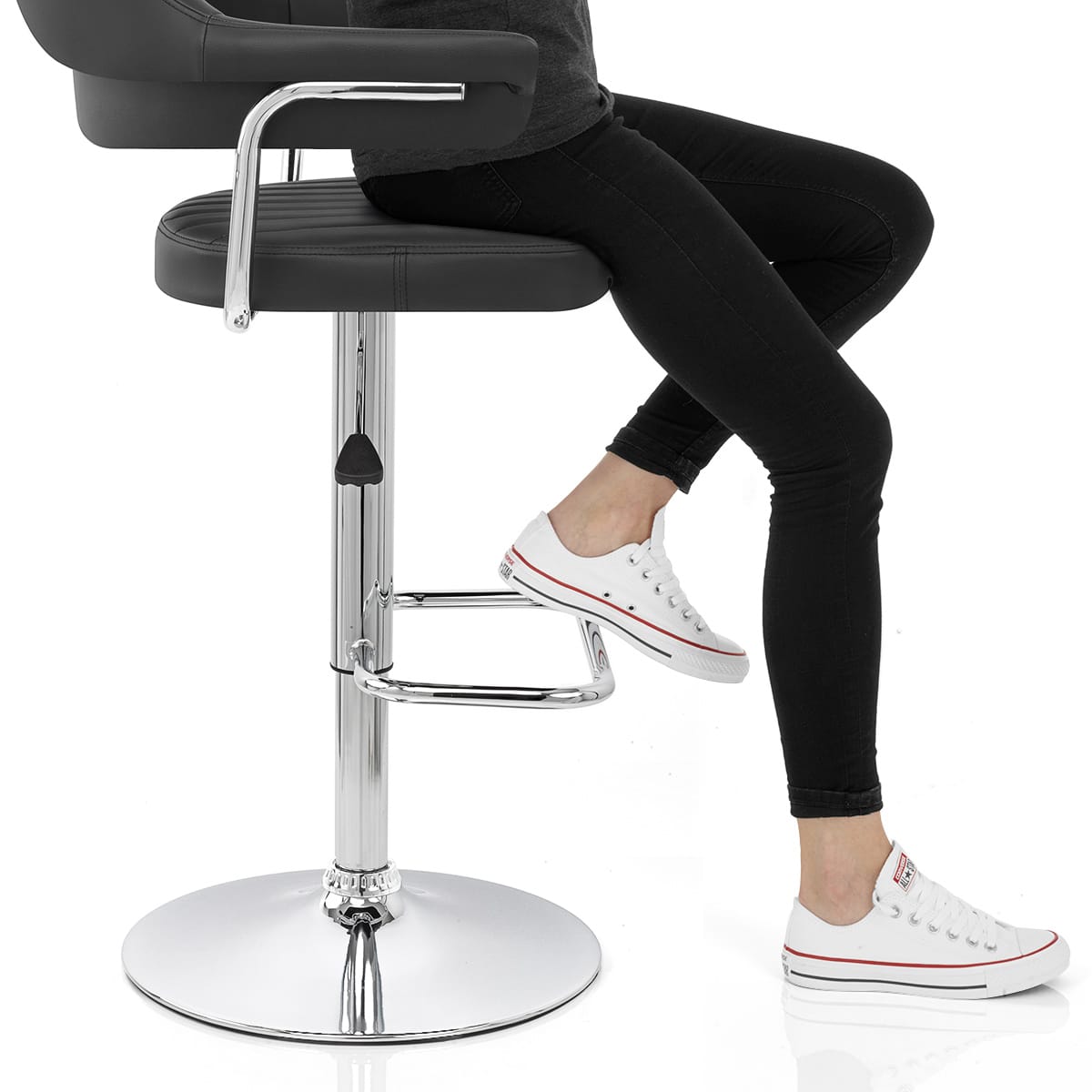 Skyline Bar Chair Black Frame Image