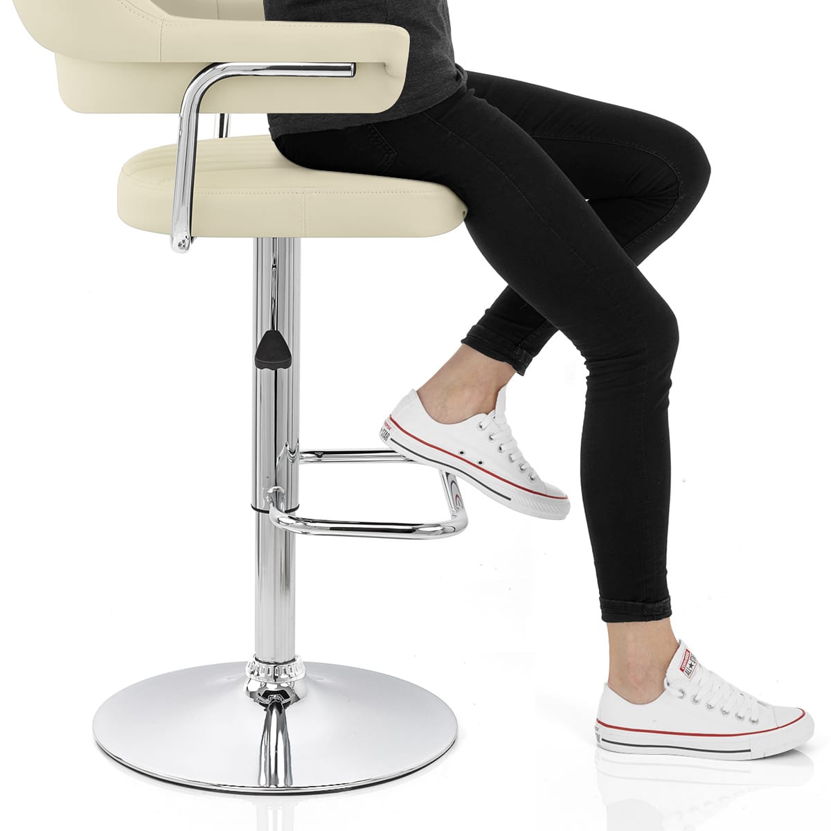 Skyline Bar Chair Cream Frame Image