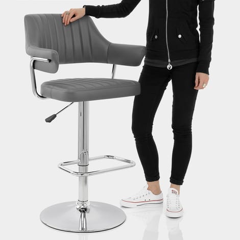 Skyline Bar Chair Grey Features Image