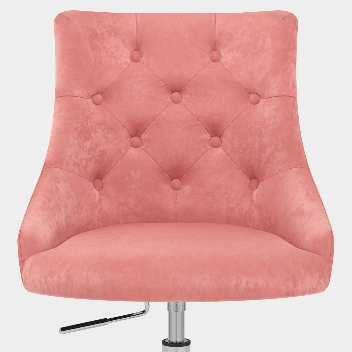 Sofia Office Chair Pink Velvet Seat Image
