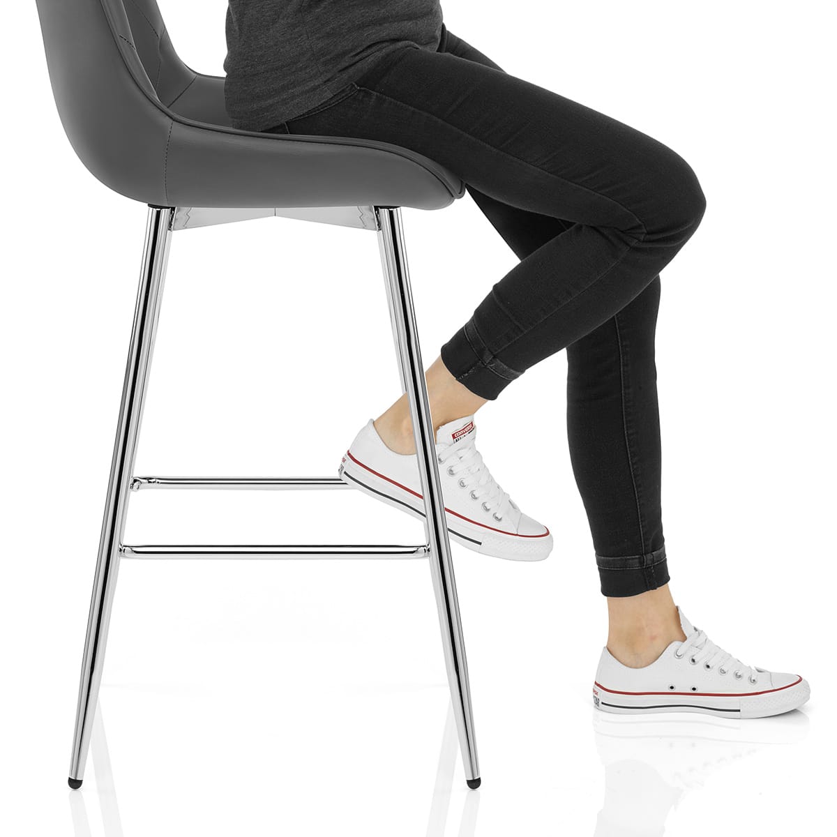 Sprint Bar Stool Grey Frame Image
