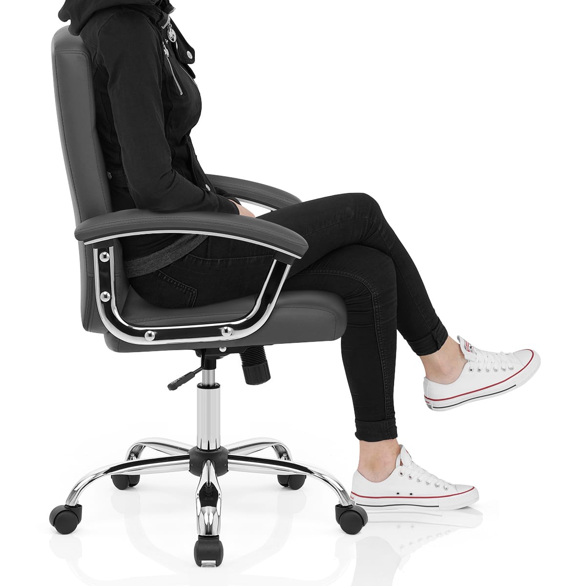Stanford Office Chair Grey Frame Image