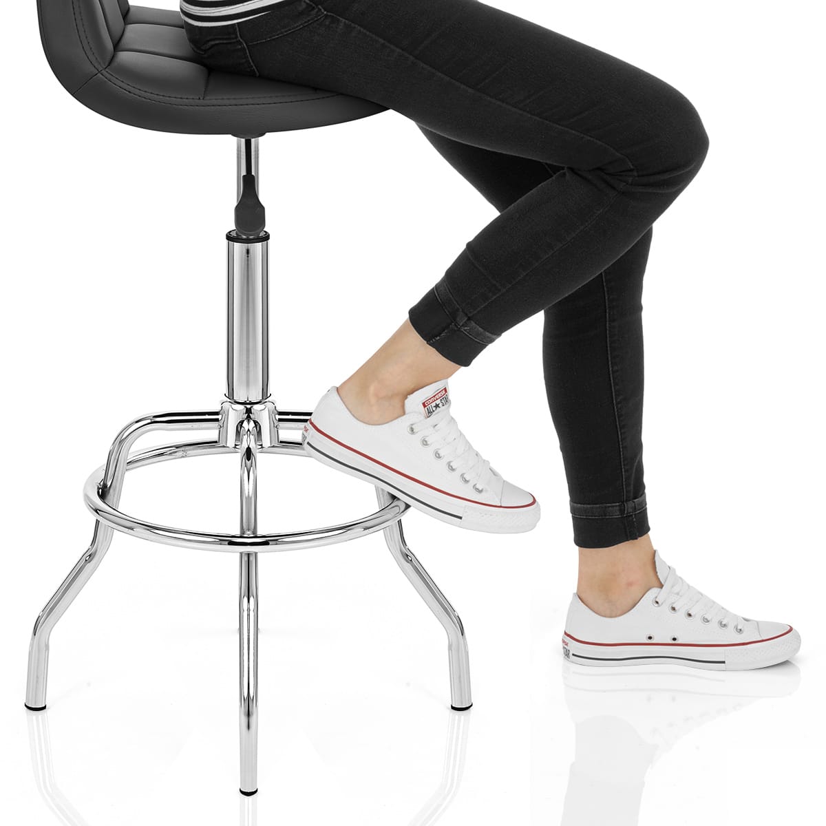 Summit Bar Stool Black Frame Image