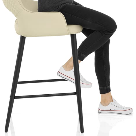 Sutton Bar Stool Cream Frame Image