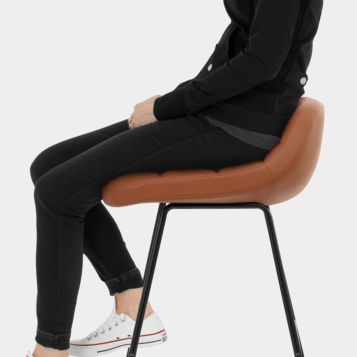 Swift Bar Stool Tan Seat Image