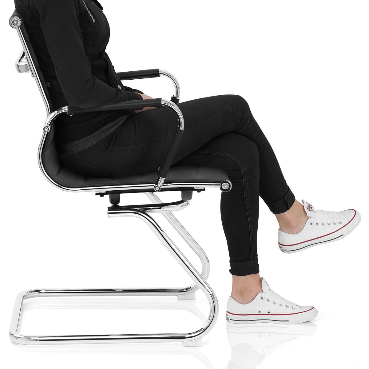 Task Office Chair Black Frame Image