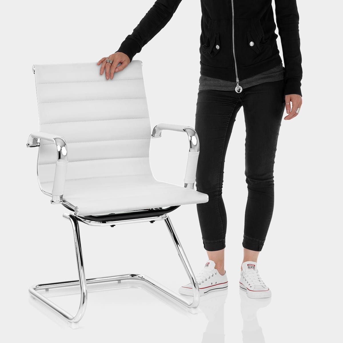 Task Office Chair White Features Image