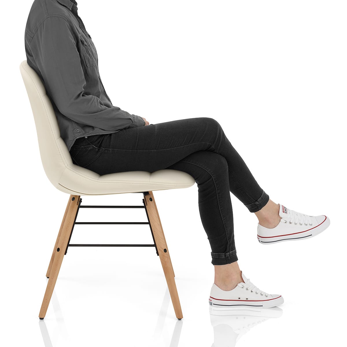 Tate Chair Cream Frame Image